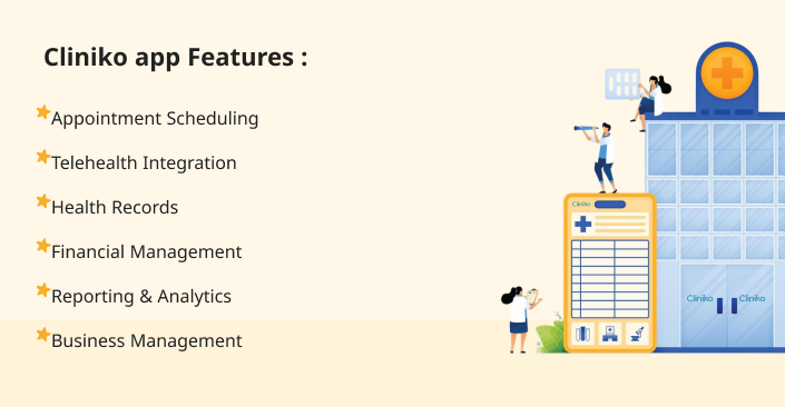 cliniko app features